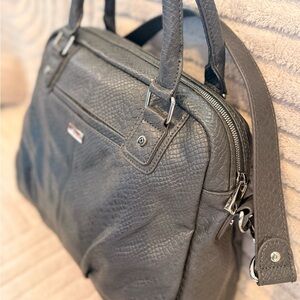 Vegan Leather Snakeskin Handbag